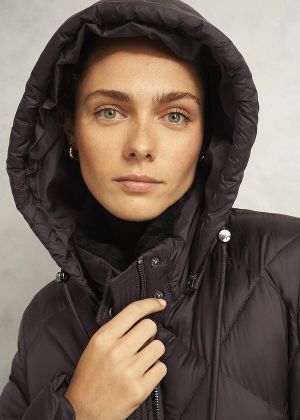 Hobbs Lumi Puffer Deep Brown