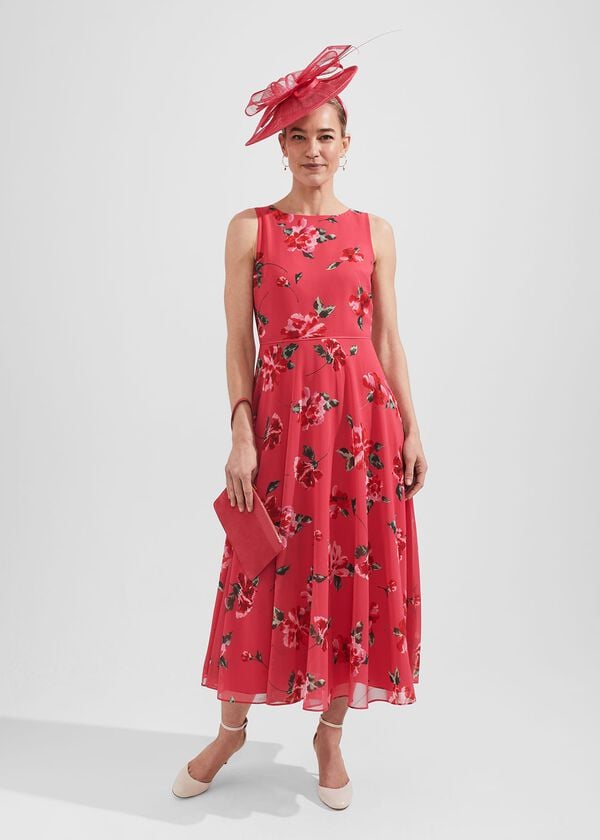 Hobbs Lundy Wristlet Bright Geranium