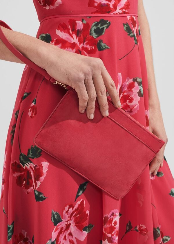 hobbs Lundy Wristlet Bright Geranium