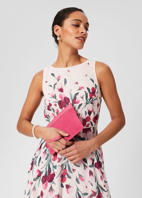 Hobbs Lundy Wristlet Bright Pink