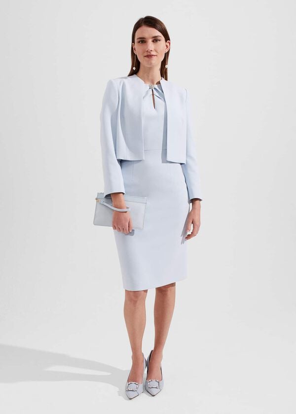 Hobbs Lundy Wristlet Ice Blue