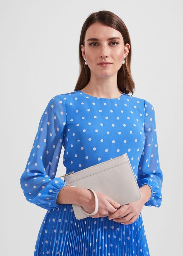 Hobbs Lundy Wristlet Ivory