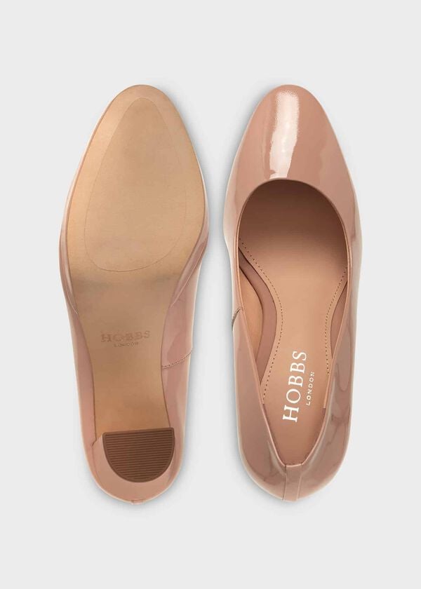 Hobbs Lynn Platform Court Shoes Blush Pink