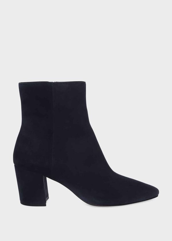 hobbs Lyra Ankle Boots Navy