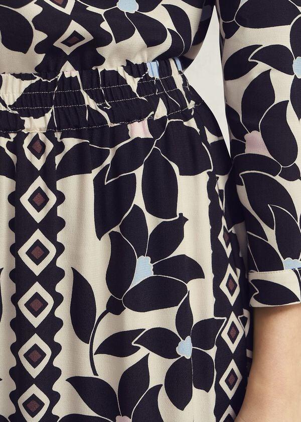 Hobbs Lyra Skirt Navy Multi