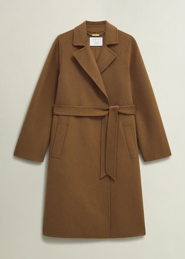 Hobbs Lytham Wrap Coat With Wool Vicuna