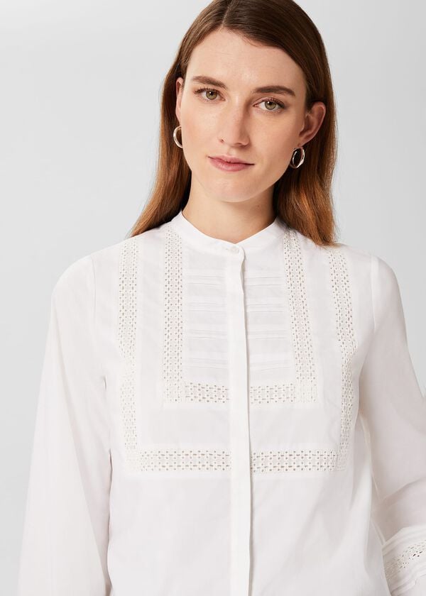 hobbs Mabel Blouse White
