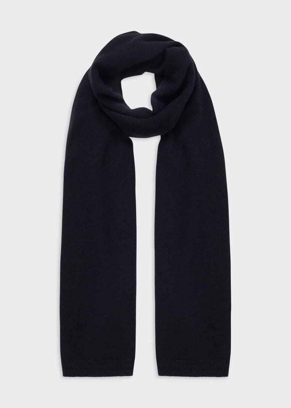 Hobbs Mabel Cashmere Scarf Hobbs Navy