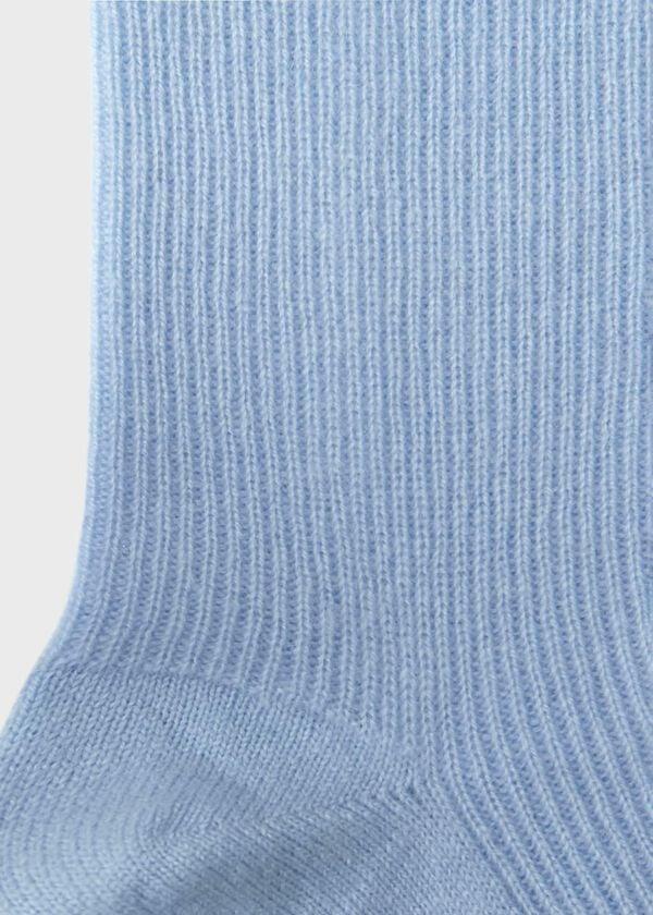 Hobbs Mabel Cashmere Socks Pale Blue