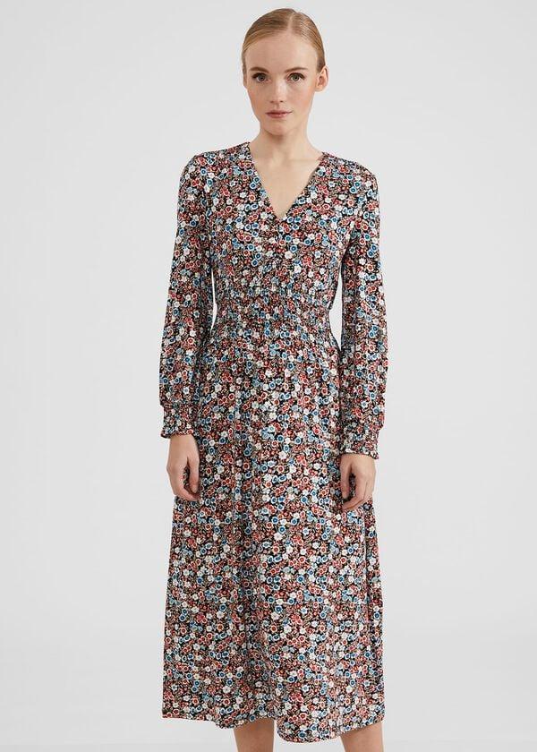 Hobbs Maddy Jersey Dress Multi