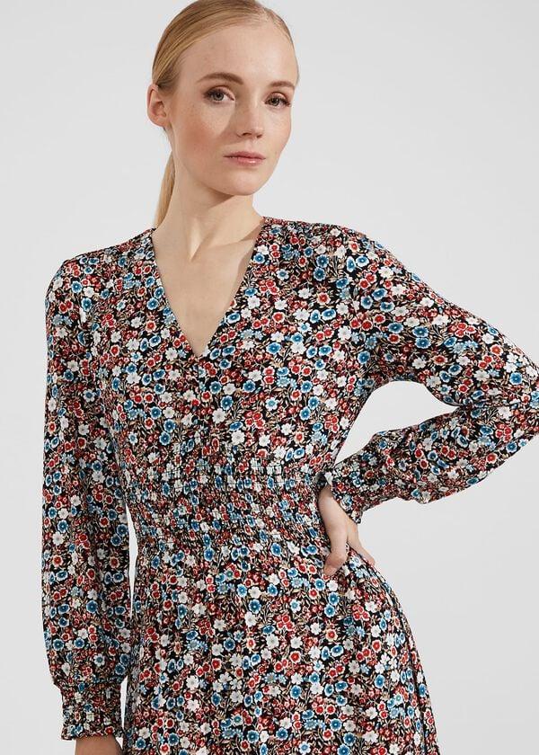 Hobbs Maddy Jersey Dress Multi