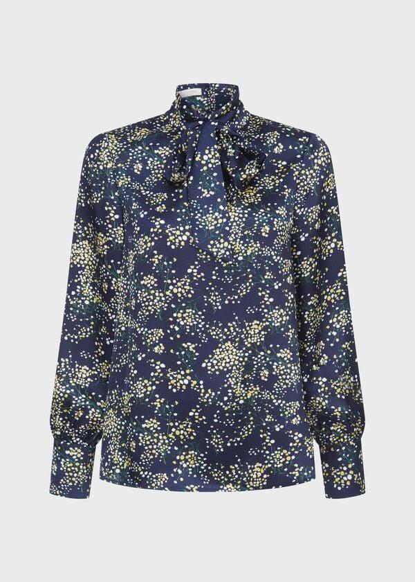 Hobbs Madeline Floral Top Midnight Multi