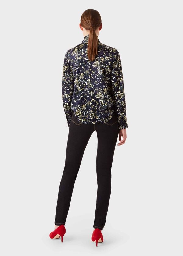 Hobbs Madeline Floral Top Midnight Multi