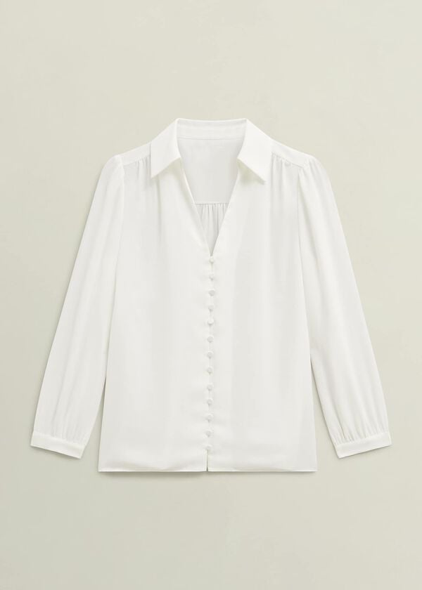 Hobbs Madison Blouse Ivory