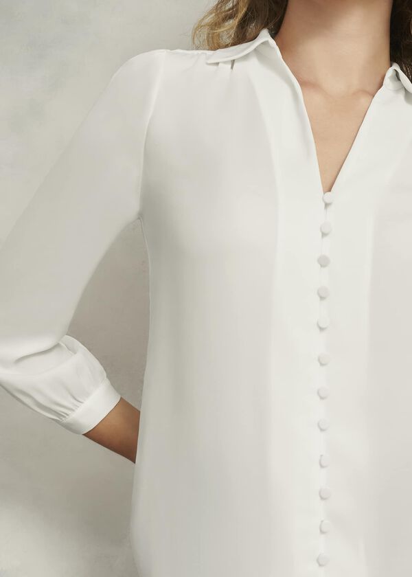 Hobbs Madison Blouse Ivory