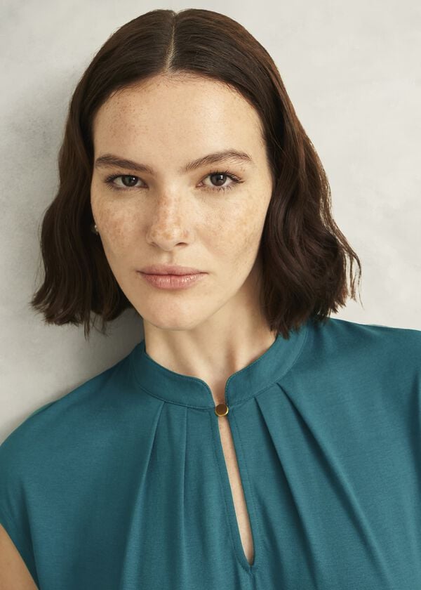 Hobbs Maeve Top Myrtle Green