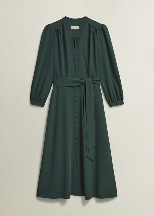 Hobbs Magnolia Dress Bay Green