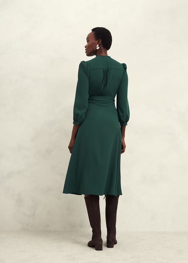 Hobbs Magnolia Dress Bay Green