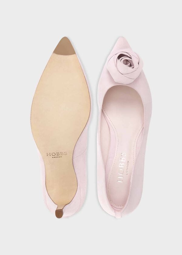 Hobbs Maisie Court Shoes Pale Pink