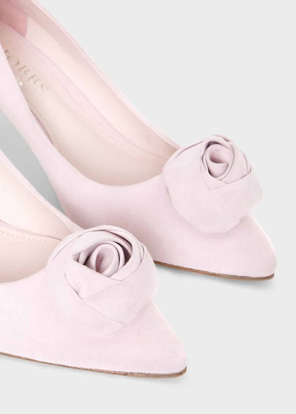 Hobbs Maisie Court Shoes Pale Pink