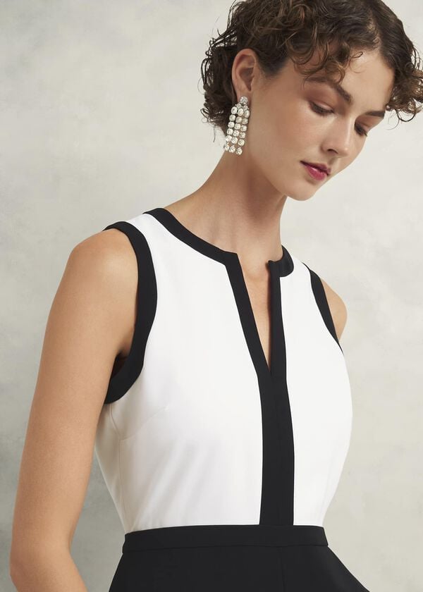 Hobbs Mannington Jumpsuit Black Ivory