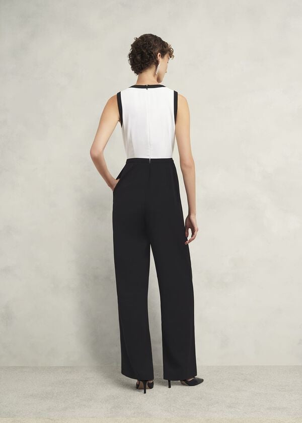 Hobbs Mannington Jumpsuit Black Ivory