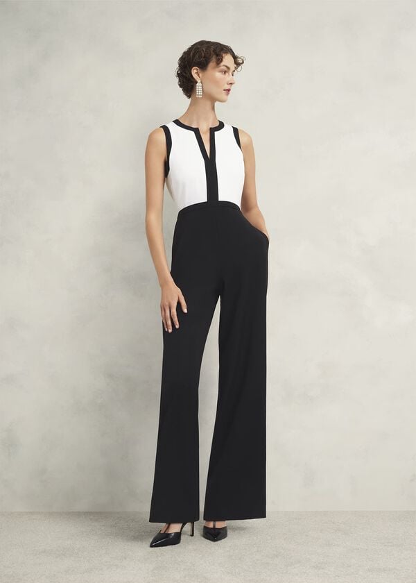 hobbs Mannington Jumpsuit Black Ivory