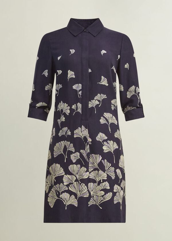 Hobbs Marci Dress Navy Multi