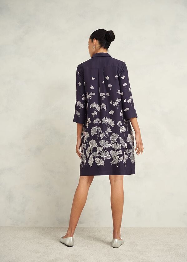 Hobbs Marci Dress Navy Multi