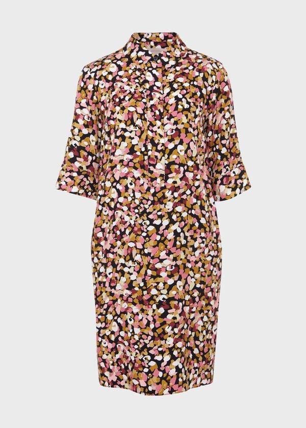 Hobbs Marciella Dress Navy Multi