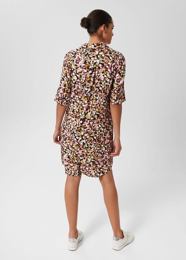 Hobbs Marciella Dress Navy Multi