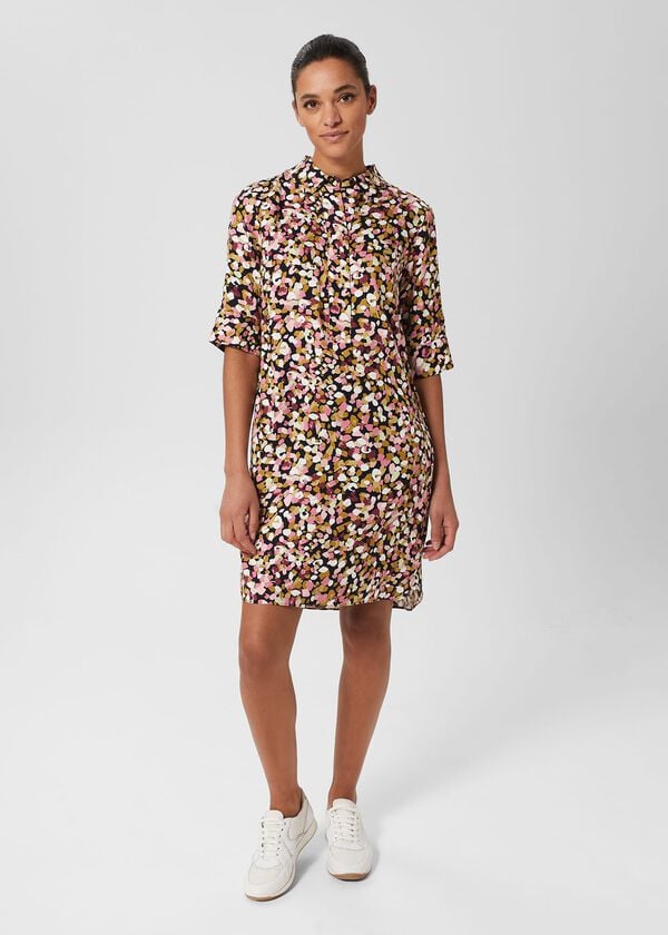 hobbs Marciella Dress Navy Multi