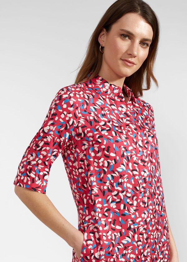Hobbs Marciella Dress Pink Multi