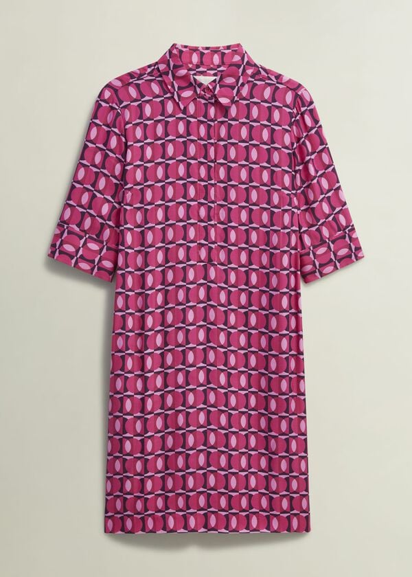 Hobbs Marciella Dress Pink Multi