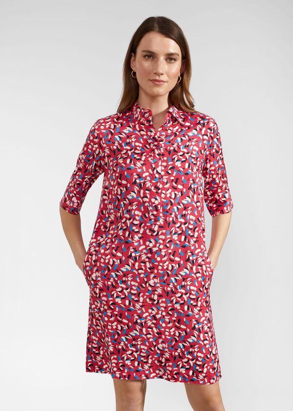 hobbs Marciella Dress Pink Multi
