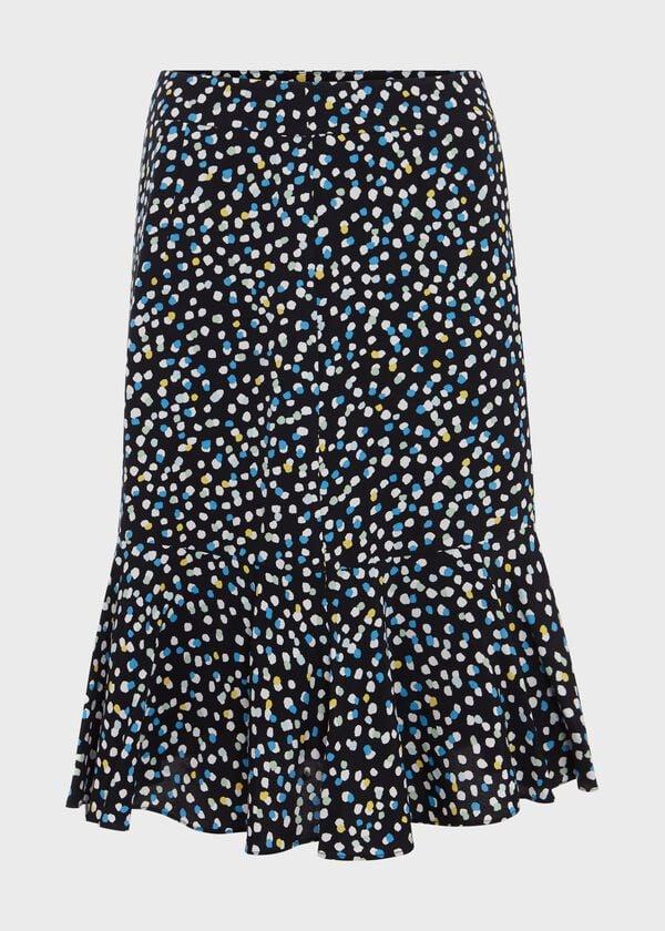 Hobbs Margot Skirt Navy Multi