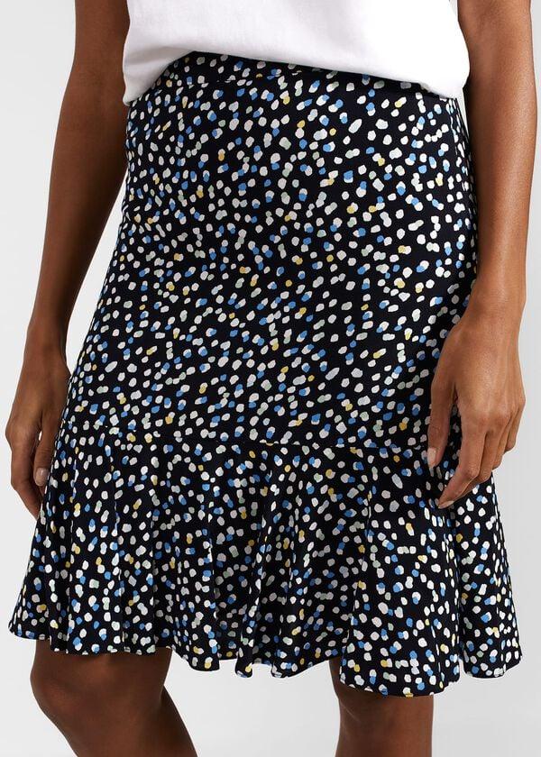 Hobbs Margot Skirt Navy Multi