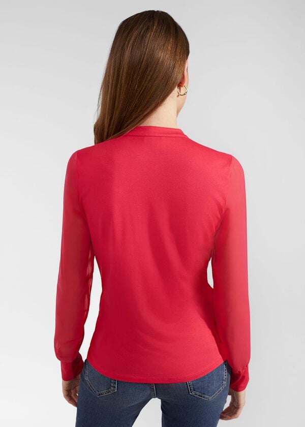 Hobbs Margot Top Rouge Pink