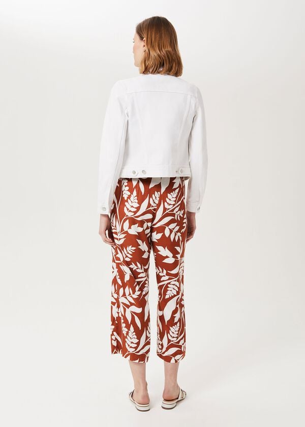 Hobbs Mariam Denim Jacket Milky White