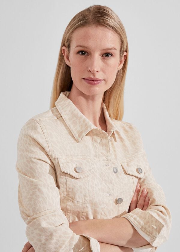 Hobbs Mariam Jacket Buttercrm Beige