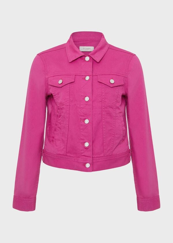 Hobbs Mariam Jacket Deep Fuchsia