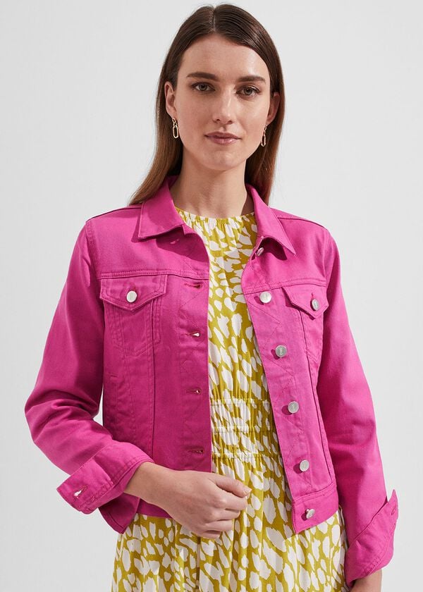 hobbs Mariam Jacket Deep Fuchsia