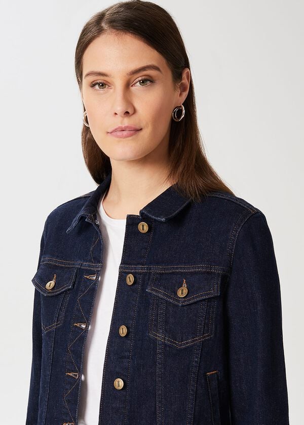Hobbs Mariam Jacket Indigo