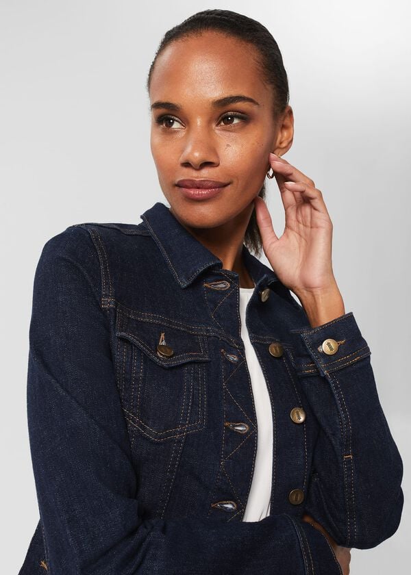 Hobbs Mariam Jacket Indigo