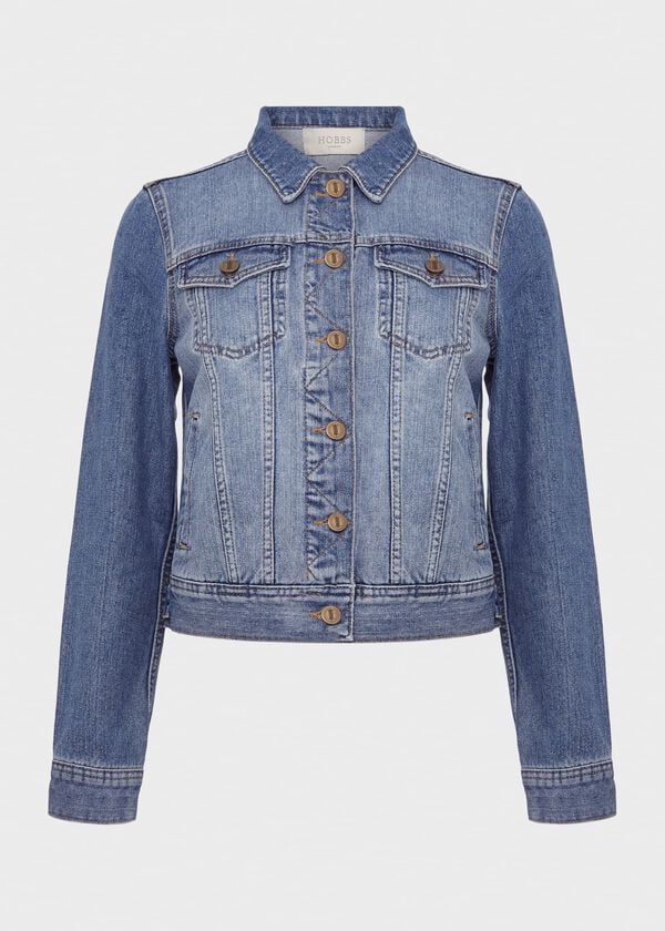 Hobbs Mariam Jacket Mid Blue