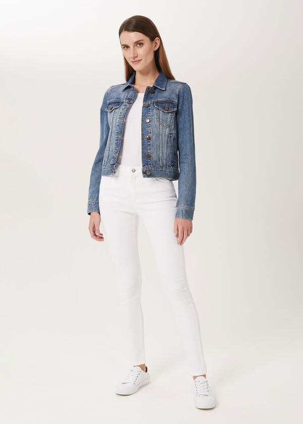 hobbs Mariam Jacket Mid Blue