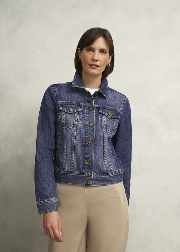 hobbs Mariam Jacket Mid Wash