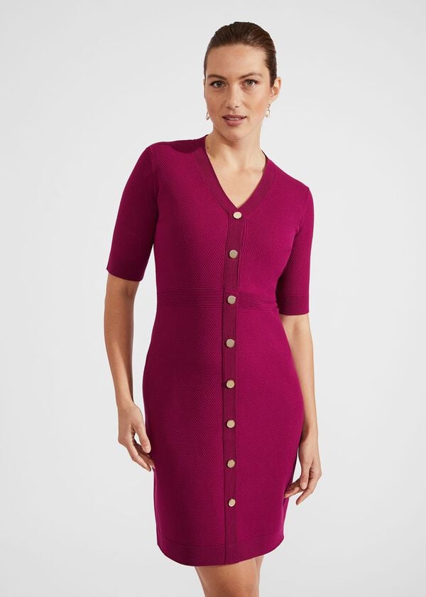 Hobbs Marianne Dress Bramble Purple