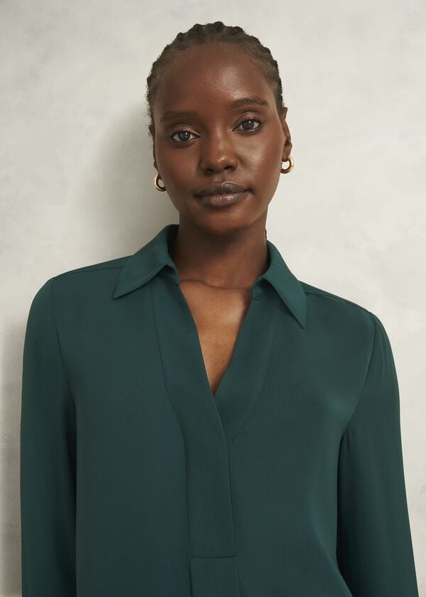 Hobbs Marie Blouse Ponderosa Green