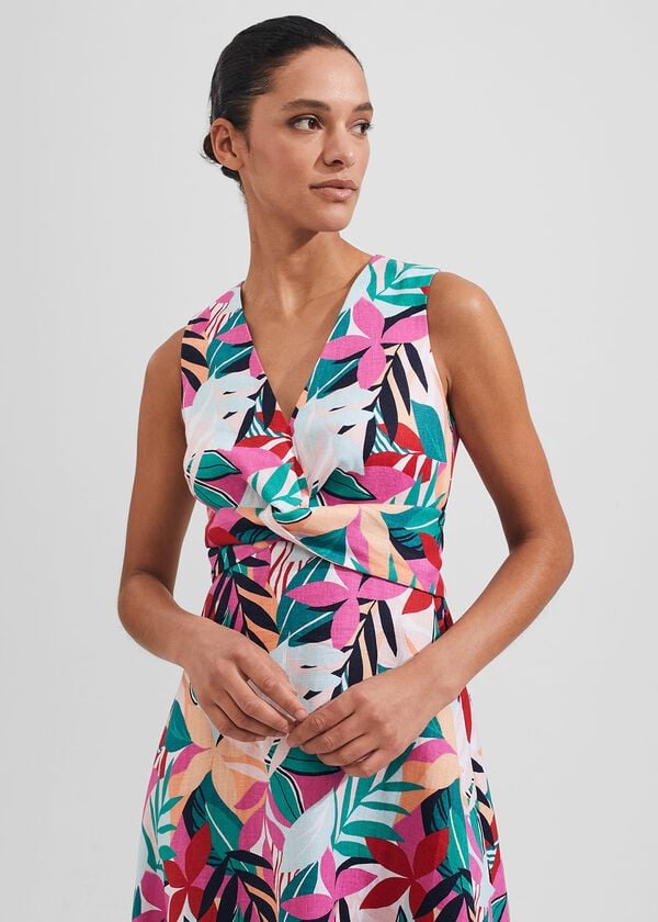 Hobbs Mariella Dress Multi